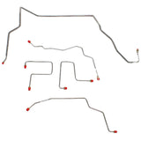 Complete Brake Line Kit for 2001-2005 Chevy Blazer 4WD stainless steel