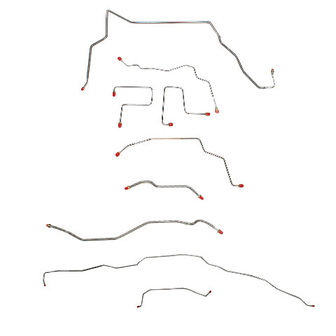 Complete Brake Line Kit for 2001-2005 Chevy Blazer 4WD stainless steel