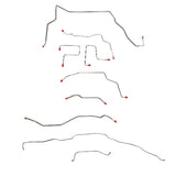 Complete Brake Line Kit for 2001-2005 Chevy Blazer 4WD stainless steel