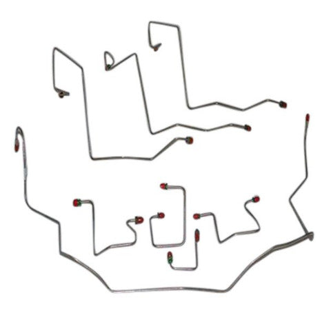 Fine Lines CBK0012SS - Brake Line Kit 4WD Ext Cab/Long Bed Stainless Steel for 98-01 Dodge Ram 3500