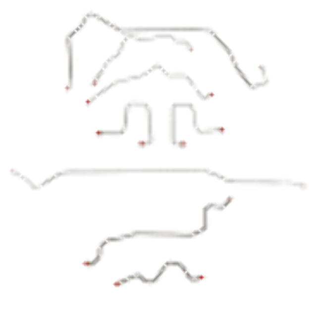 Brake Line Kit for 2013 98-99 Chevy Blazer ABS 4WD stainless steel