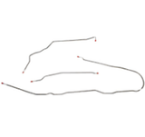 Complete Brake Line Kit for 98-01 Ford Ranger 2WD long bed