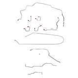 Complete Brake Line Kit for 1997-1998 Jeep Grand Cherokee stainless steel