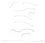 Brake Line Kit for 2013 ABS 4WD short bed steel