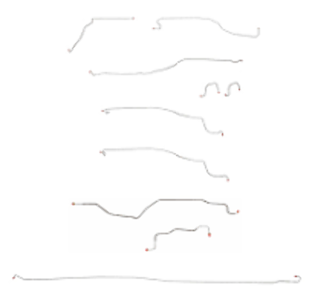 Brake Line Kit for 2013 ABS 4WD short bed steel