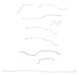 Brake Line Kit for 03-04 Chevy Silverado 1500 4WD stainless steel