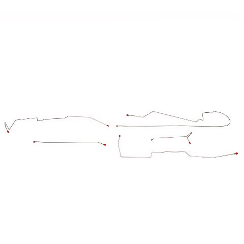 Complete Brake Line Kit for 99-04 Chrysler 300M AWABS stainless steel