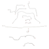 Brake Line Kit for 95-97 Dodge Ram 3500 long bed stainless steel