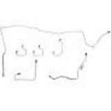 95-96 Jeep Grand Cherokee Brake Line Kit Stainless Steel