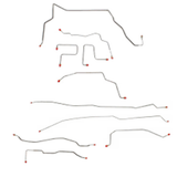 Brake Line Kit for 2001-2003 01-03 Chevy S-10 ABS 4WD short bed steel