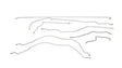 Brake Line Kit for 2013 01-07 Chevy Silverado 2500 HD ABS long bed stainless steel