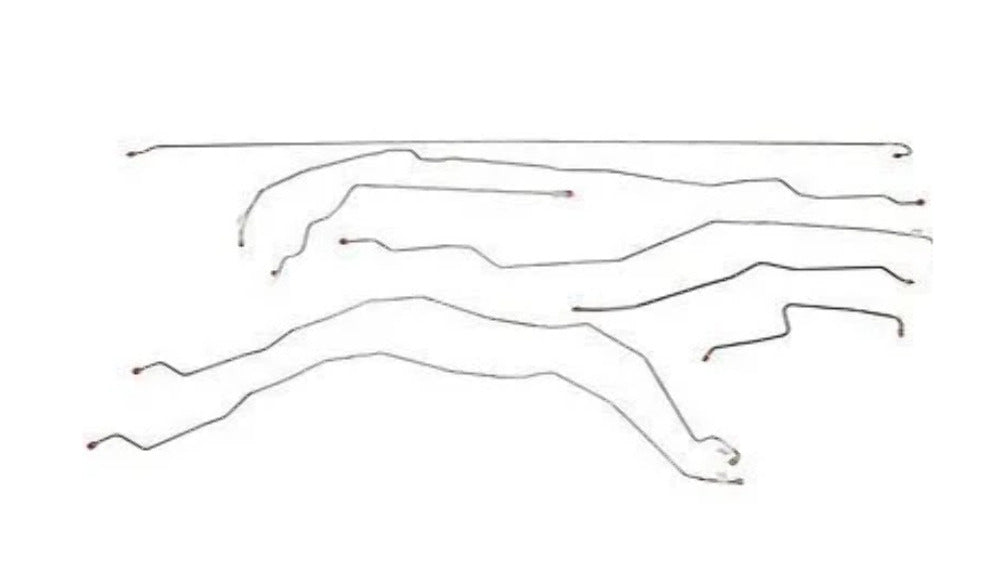 Brake Line Kit for 2013 01-07 Chevy Silverado 2500 HD ABS long bed stainless steel