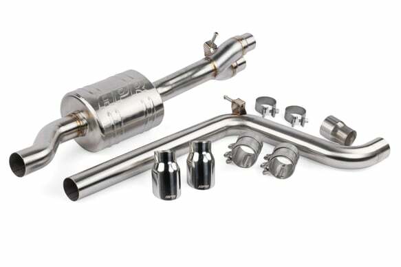 Fits 2017 Polo Volkswagen Catback Exhaust System - Polo GTI (AW) stainless steel polished