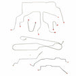 Brake Line Kit for 2013 95-98 Chevy Silverado K1500 ABS short bed steel
