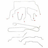 95-98 Chevrolet Silverado K1500 Brake Line Kit 4WD Ext Cab/Short Bed