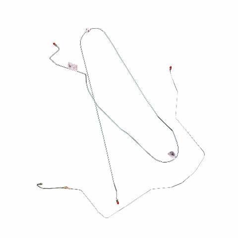 98-01 Dodge Ram 3500 Brake Line Kit 4WD Reg Cab/Long Bed AWABS Dually Drum Brake