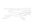 Brake Line Kit for 2013 01-07 Chevy Silverado 3500 ABS long bed steel