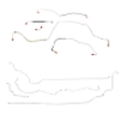 Brake Line Kit for 2013 99-05 Buick Century AWABS ABS steel