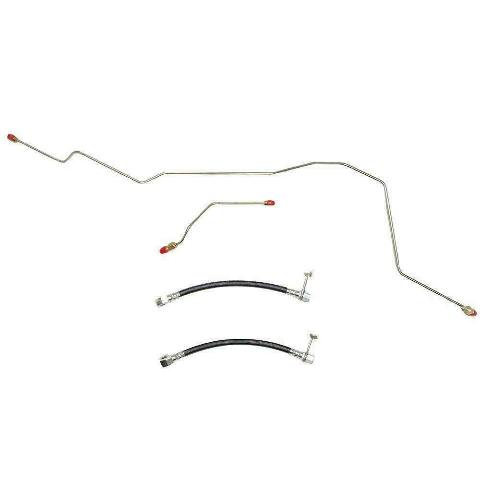 Complete Brake Line Kit for 01-02 Dodge Ram 2500 long bed stainless steel