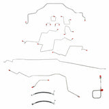 Brake Line Kit for 2013 01-02 Dodge Ram 2500 AWABS ABS 2WD steel