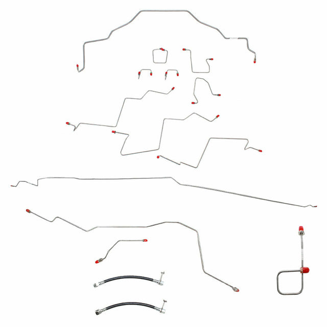 Complete Brake Line Kit for 2013 01-02 Dodge Ram 2500 ABS short bed stainless steel