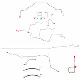 Brake Line Kit for 01-02 Dodge Ram 2500 AWABS 2WD long bed