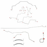 Brake Line Kit for 2013 01-02 Dodge Ram 2500 ABS 2WD long bed stainless steel
