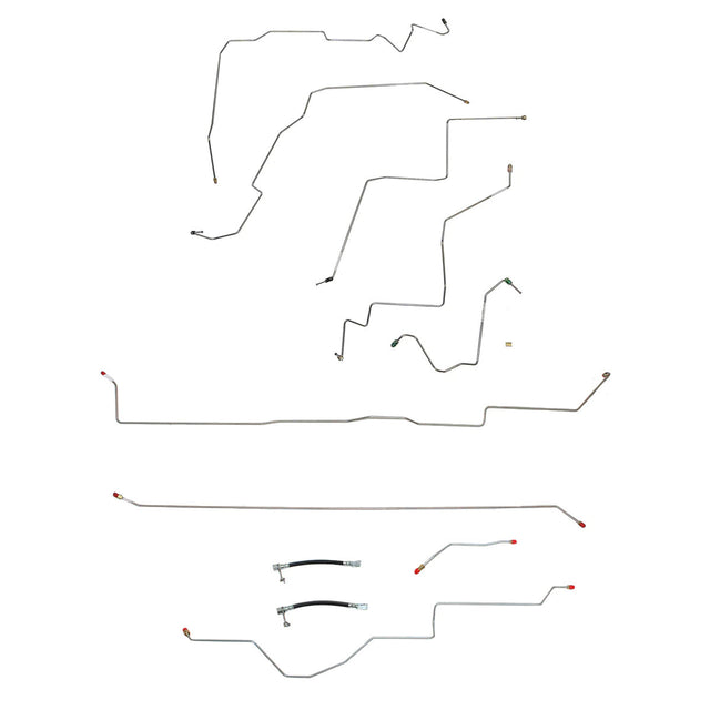 Brake Line Kit for 2002-2005 Dodge Ram 1500 ABS disc brakes short bed steel