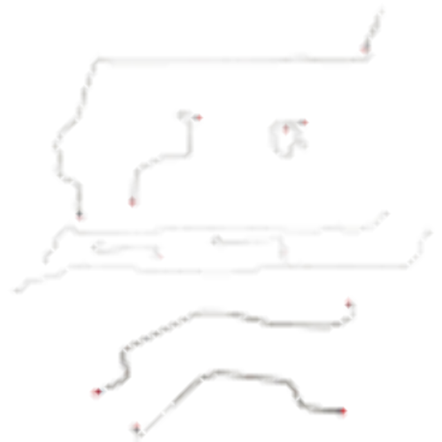 Brake Line Kit for 2013 06-10 Hummer H3 ABS steel