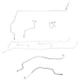 Brake Line Kit for 06-10 Hummer H3 stainless steel