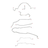 Complete Brake Line Kit for 1998-2001 Ford Ranger 2WD short bed stainless steel