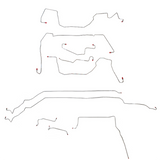 2005-2006 Pontiac GTO Complete Brake Line Kit Steel CBK0069OM