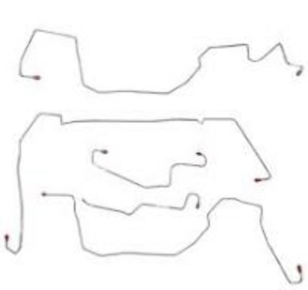 Complete Brake Line Kit for 2005-2006 Pontiac GTO stainless steel