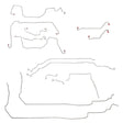 Complete Brake Line Kit for 2005-2006 Pontiac GTO ABS stainless steel