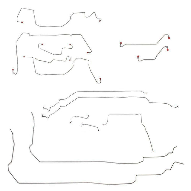 Complete Brake Line Kit for 2005-2006 Pontiac GTO ABS stainless steel