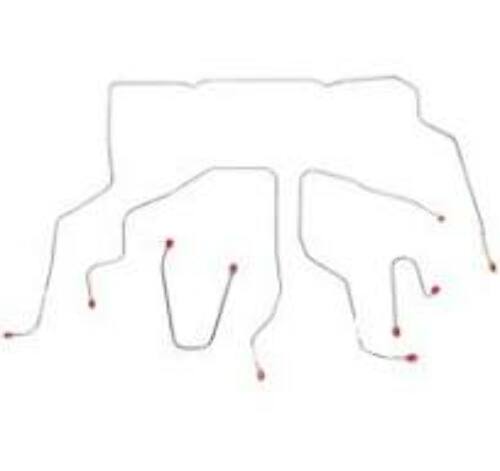 95-98 Chevrolet K1500 Brake Line Kit Reg Cab/Short Bed Stainless Steel