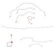 Brake Line Kit for 2013 95-97 Dodge Ram 2500 ABS 2WD short bed steel
