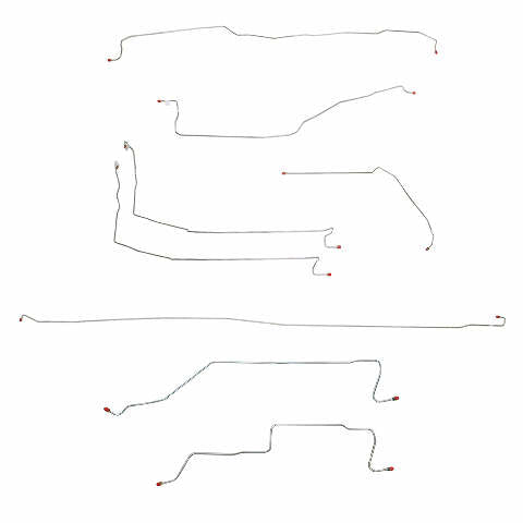 Complete Brake Line Kit for 2005-2007 Chevy Silverado 1500 4WD long bed