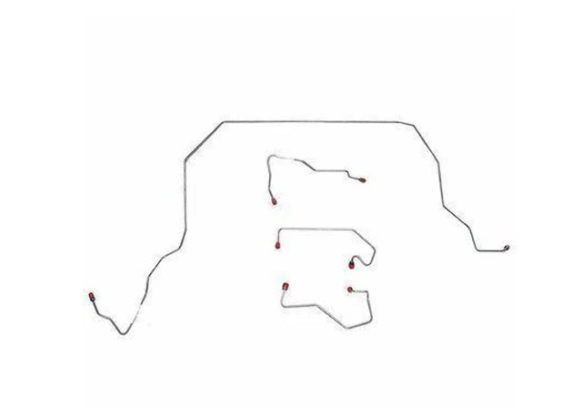 Complete Brake Line Kit for 2002-2003 Ford Ranger AWABS ABS 4WD stainless steel