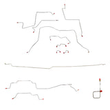 Brake Line Kit for 95-97 Dodge Ram 2500 AWABS 4WD long bed steel