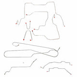 Brake Line Kit for 95-00 Chevy Silverado K2500 short bed