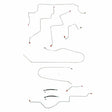 Brake Line Kit for 2013 02-05 Dodge Ram 1500 ABS 2WD short bed stainless steel