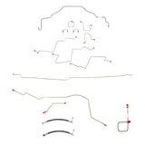01-02 Dodge Ram 3500 Brake Line Kit 2WD Ext Cab/Long Bed  Stainless Steel