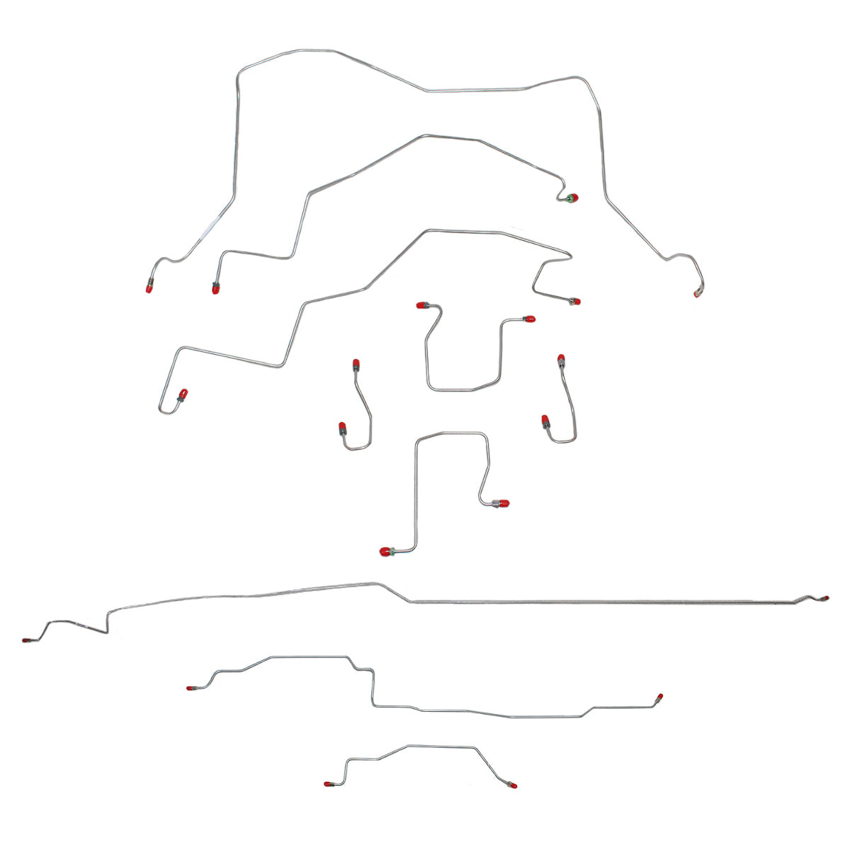 Complete Brake Line Kit for 1998-2001 Dodge Ram 1500 ABS 4WD short bed stainless steel