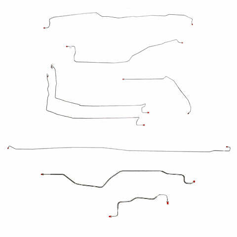 Brake Line Kit for 99-02 Chevy 1500 4WD long bed stainless steel