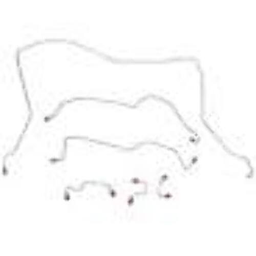 Complete Brake Line Kit for 1995-1997 Dodge Ram 1500 steel