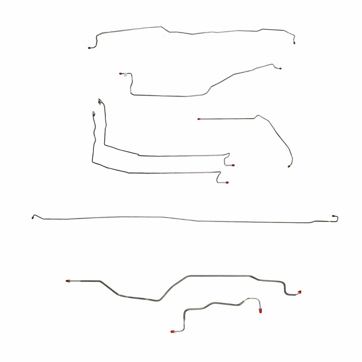 99-02 Chevrolet 1500 Brake Line Kit 4WD Reg Cab/Long Bed Stainless Steel