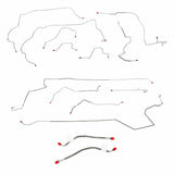 Complete Brake Line Kit for 2000-2004 Honda Insight stainless steel
