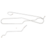 Brake Line Kit for 95-00 GMC Sierra K2500 short bed stainless steel