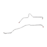 Replacement Line for 01-07 Chevy Silverado 2500 HD Ext Cab/ 6.0L V8 short bed stainless steel